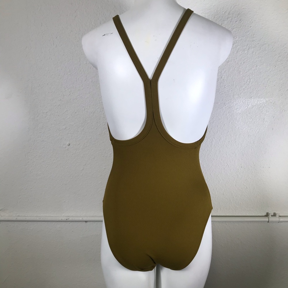 Madewell Second Wave Racerback Rib One-Piece Swim - Picture 4 of 6